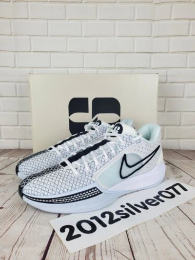 Pre-owned Nike Sabrina 1 'magnetic' White/grey Basketball Shoes Fq3381-103 Women's Size