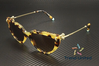 Pre-owned Tiffany & Co Tiffany Tf4195 80643b Yellow Havana Brown Gradient 54 Mm Women's Sunglasses