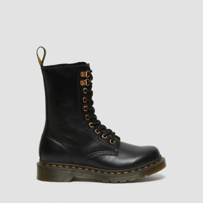 Pre-owned Dr. Martens' Dr. Martens 1490 Pascal Hardware Black Wanama Women's Boots 26871001