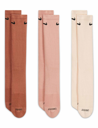 NIKE NIKE EVERYDAY PLUS CUSHIONED SOCKS (3 PAIRS)