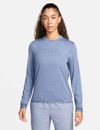 Nike Dri-fit Swift Element Uv Crew Neck Top In Blue