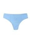Hanky Panky Playstretch Natural Rise Thong Partly Cloudy Blue In Blue