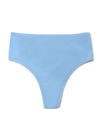 Hanky Panky Playstretch™ High Rise Thong In Blue