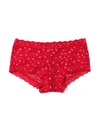 Hanky Panky Cross Dyed Leopard Boyshort Berry Sangria In Blue