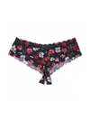 HANKY PANKY PRINTED SIGNATURE LACE CROTCHLESS CHEEKY HIPSTER