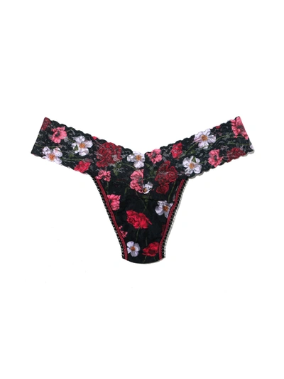 Hanky Panky Printed Signature Lace Low Rise Thong Am I Dreaming In Multicolor