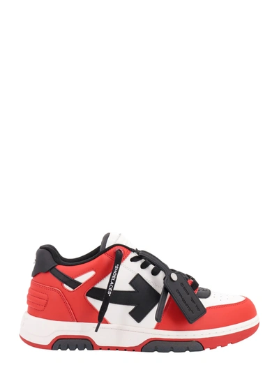 Off-white Out Of Office Sneaker In Rosso/nero