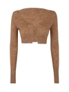 Jacquemus Le Cardigan Alzou In Light Brown