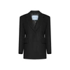 Prada Structured Single-breasted Blazer In Black