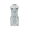 Balmain Panelled Denim Minidress In Blue