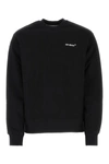Off-white Diag-stripe Print Sweatshirt In Black