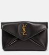 SAINT LAURENT CASSANDRE SMALL LEATHER POUCH