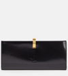 SAINT LAURENT DARIA MINAUDIÈRE LEATHER CLUTCH