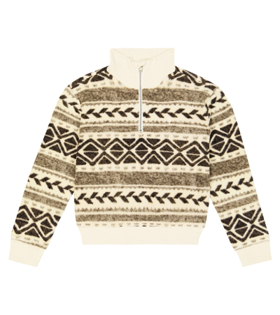 Polo Ralph Lauren Kids' Fleece Sweatshirt In Brown