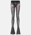 JEAN PAUL GAULTIER TATTOO COLLECTION FLARED PANTS