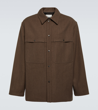 Lemaire Overshirt In Mushroom