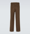 LEMAIRE MAXI COTTON AND WOOL CHINOS