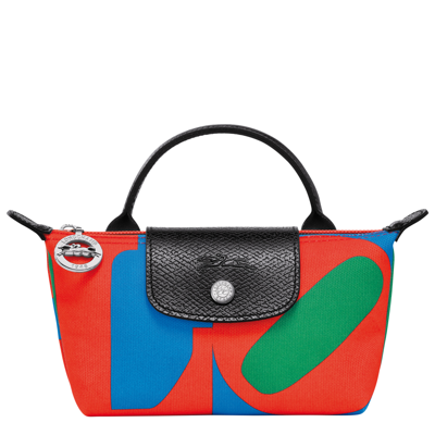 Longchamp Pouch  X Robert Indiana In Rouge