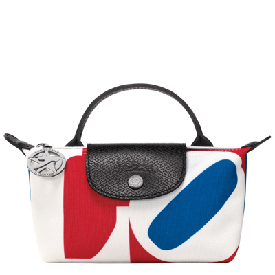 Longchamp Pouch  X Dressing Gownrt Indiana In Blanc