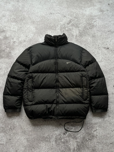 Pre-owned Nike X Vintage Nike Vintage Y2k Black Down Puffer