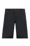 Hugo Boss Logo-patch Shorts In Black