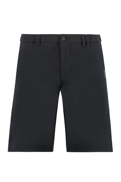 Hugo Boss Logo-patch Shorts In Black