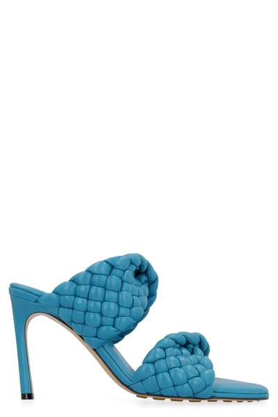 Bottega Veneta Bv Curve Sandals In Blue