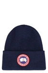 Canada Goose Arctic Disc Toque Wool Beanie In Blue