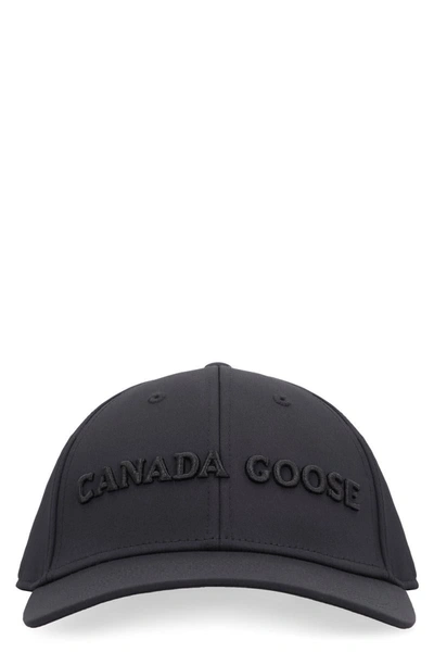 Canada Goose Tech Baseball Cap In Black