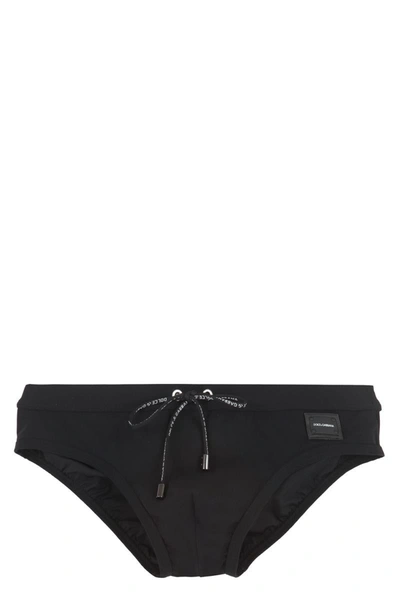 DOLCE & GABBANA DOLCE & GABBANA LOGO SWIM BRIEFS