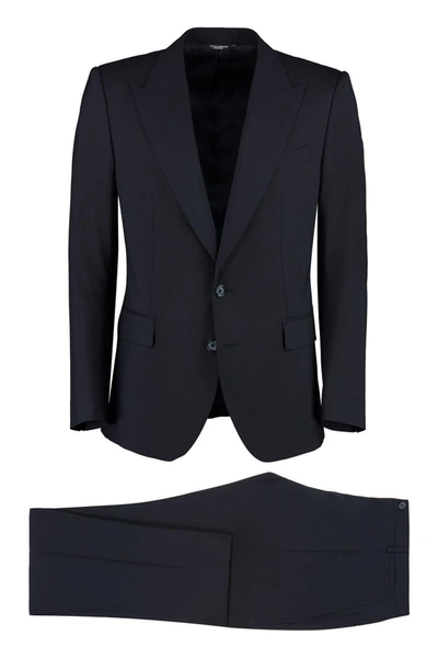 Dolce & Gabbana Men's Sicilia Wool Two-pieces Suit In Black