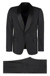 Gucci Wool And Mohair Two Piece Suit In Black