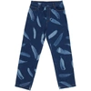 Marcelo Burlon County Of Milan Feathers Straight-leg Jeans In Blue