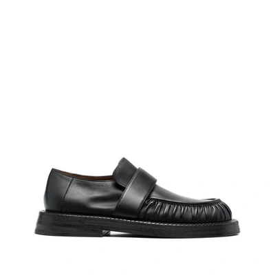 Marsèll Cariata Round Toe Lace Up Shoes In Black