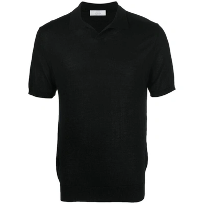 Mauro Ottaviani Short-sleeve Polo Shirt In Black