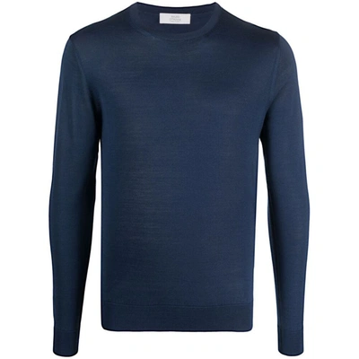 Mauro Ottaviani Round-neck Silk T-shirt In Blue