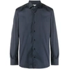 Mazzarelli Plain Buttoned Shirt In Blue