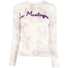 Mc2 Saint Barth Pullover In White/purple