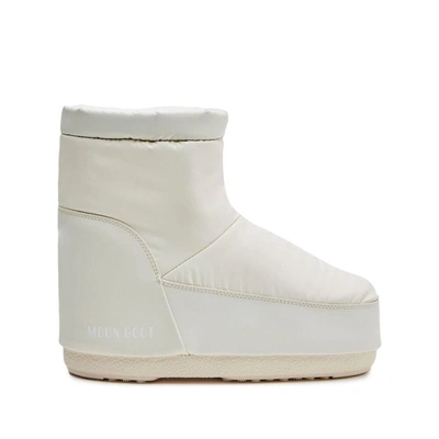 Moon Boot Icon No-lace Rubber Boots In Cream