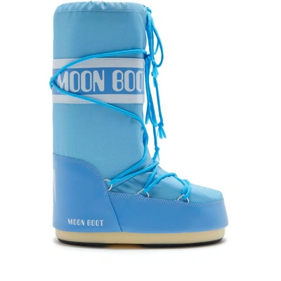 Moon Boot Shoes In Blue/white