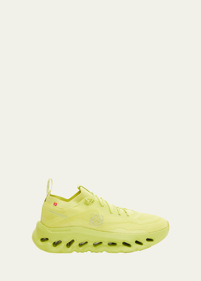 Loewe X On Cloudtilt跑鞋 In Lime_green