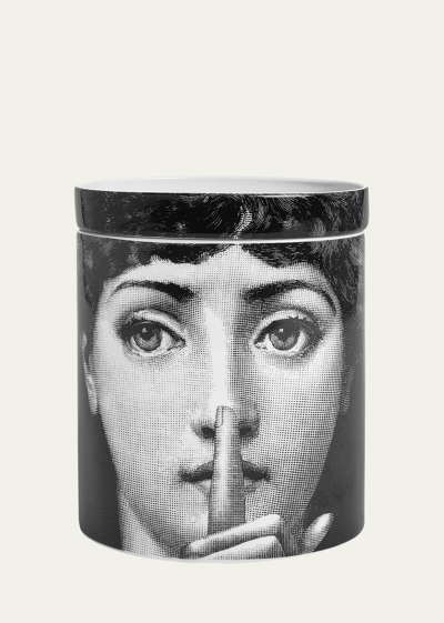 Fornasetti Scented Candle Large Burlesque/profumata In Gray