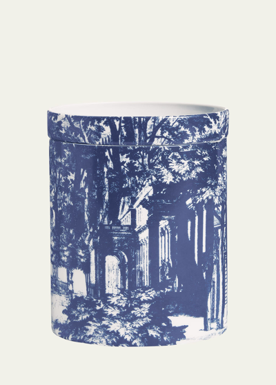 Fornasetti Scented Candle Large Blue & White/ Giardino Settecentesco