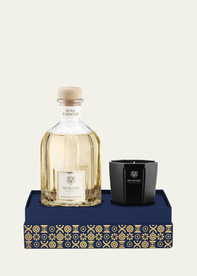 Dr Vranjes Firenze Rosa Tabacco Diffuser And Onyx Candle Gift Set In Neutral