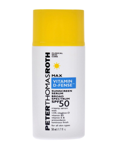Peter Thomas Roth 1.7oz Max Vitamin D-fense Sunscreen Serum Spf 50 In White