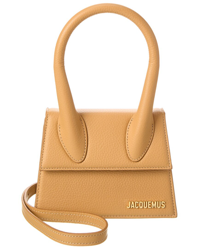 Jacquemus Le Chiquito Moyen Leather Shoulder Bag In Brown