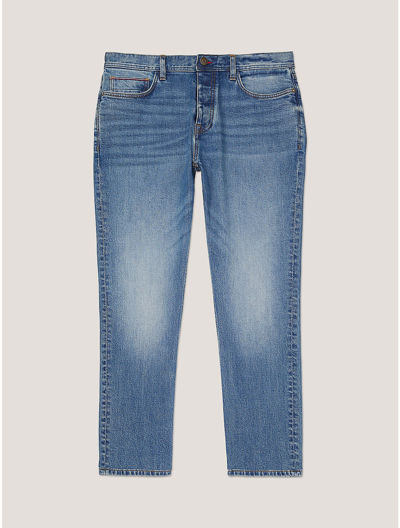 Tommy Hilfiger Straight Fit Medium Wash Jean | ModeSens