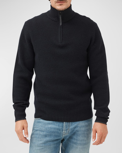 RODD & GUNN MEN'S ROBBIES ROAD QUARTER-ZIP SWEATER