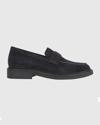Vince Men's Eston Suede Penny Loafers In Coastal