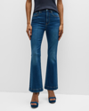 Veronica Beard Jeans Carson Ankle Flare Jeans In Bright Blue